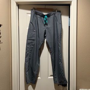 Figs gray kade scrub pants